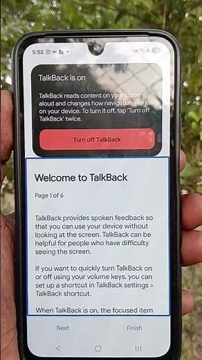 How to activate talkback in Samsung Galaxy A17 5G #5minutestech #samsunga17 #talkback