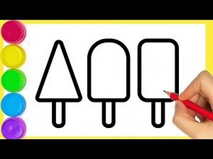 How to Draw Cute Ice Cream 🍦 | Easy Step-by-Step Drawing for Kids