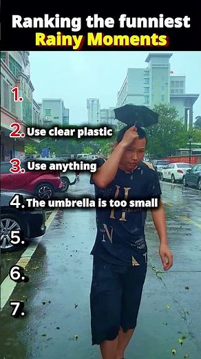 Ranking the Funniest Rainy Moments