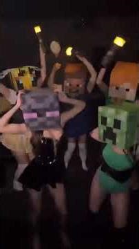 Minecraft dance party 💃