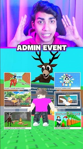 ALL ADMIN EVENT TIME ON ROBLOX 😱