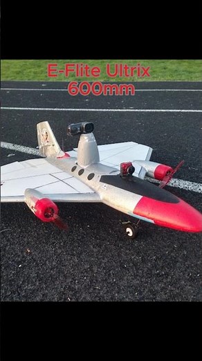 E-flight Ultrix 600mm with rudder, playing with camera positions, RC Plane, FPV #fpvwing #rc