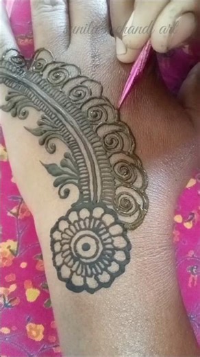 simple mehndi design #mehndi #henna #viral #art