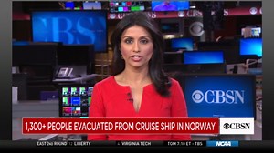 1,300 people evacuated from cruise ship in Norway