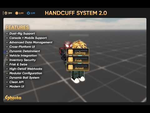 Handcuff System V2.0 - Roblox Studio