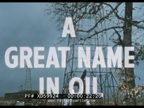 " A GREAT NAME IN OIL " 1950s SINCLAIR OIL CORP. GASOLINE & OIL PRODUCTS PROMO FILM XD59924