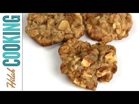 How to Make Apple Oatmeal Cookies | Hilah Cooking