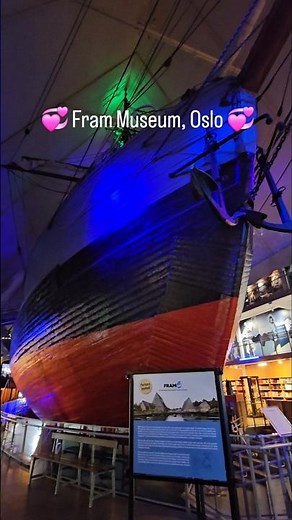 Fram Museum, Oslo, Norway 🧭🚢❄️#fram #oslo #norway #europe #scandinavia