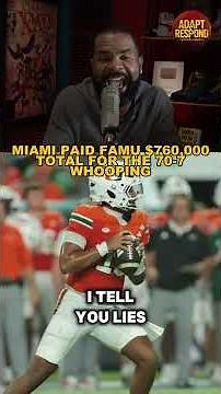No. 7 Miami paid Florida A&M $760K for 77-7 win