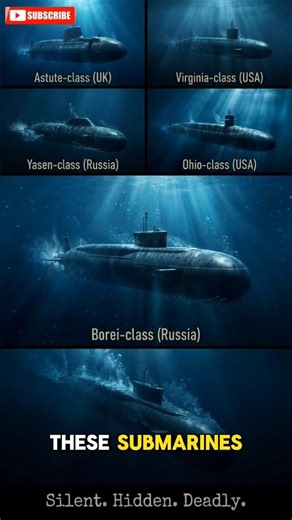 Top 5 Deadliest Submarines in the World 🌊