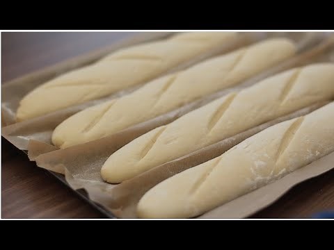 Pain baguette maison sans moule !