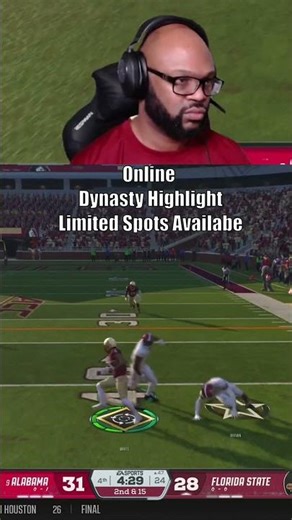 Insane Spin Move Playing In The Best CFB 26 Online Dynasty In The 🌍 With FSU