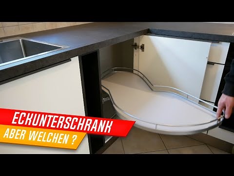 Kitchen corner cabinet solutions, Le Mans or rotating carousel/corner unit? Kesseböhmer fittings