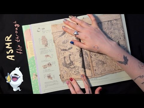 yokai storyland flip through (asmr whisper)