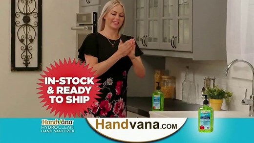 Handvana HydroClean Hand Sanitizer TV Spot, 'Revolutionary'