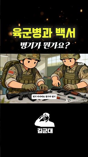 육군 병과 병기가 뭔가요? #군간부 #군대