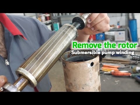 Submersible pump and how to remove the rotor