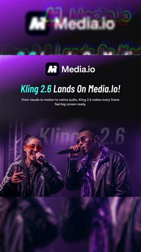 Kling 2.6 just turned Media.io into a mini movie studio 😭🔥 Next-level visuals, silky motion, and built-in audio magic! #Kling #Mediaio #CreateWithAI
