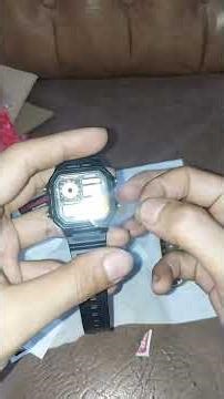 pasang anti gores hydrogel screen protector jam tangan ( casio ae 1200wh - 1bvdf ) wrist watch ⌚️