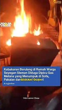 Kemunculan api misterius didalam rumah #faktaunik