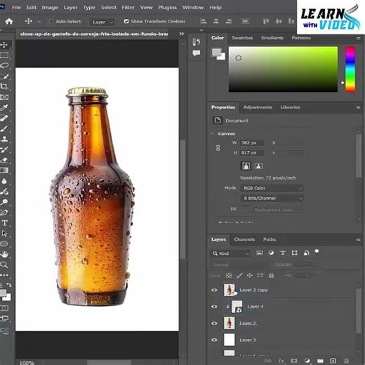 How to Make Cold Drink Can Mockup in Photoshop