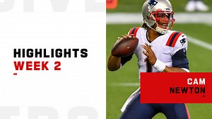 Highlights from Cam Newton's 397-yard performance | Week 2