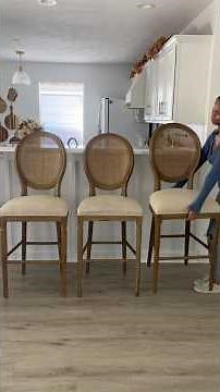 Upcycling old bar stools from Marketplace—watch the transformation!