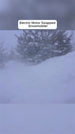 Electric Motor Swapped Snowmobile: Ultimate Performance