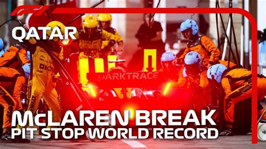 NEW PIT STOP WORLD RECORD! McLaren Service Lando Norris in 1.80s | 2023 Qatar Grand Prix | DHL | Christine Goodwin