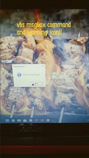 vbs msgbox command #windows