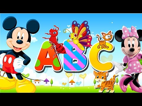 Mickey Mouse Learn Alphabet with Animal ABC Phonics - Drenn TV