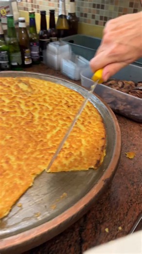You can’t leave Livorno without trying this local specialty. Here they call it “Torta”, in Pisa it’s known as “Cecina” but don’t say that word around here or you’re getting kicked out! Da Gagarin Di Chiappa Giuliano perfects this humble chickpea pancake, their late night lineups out the door prove that🤩 Watch new episodes of Eating Dirty season one at 9PM EST on Food Network 🇨🇦 and previous episodes anytime on Citytv @city_tv #EatingDirty #FoodNetwork | DAVID ROCCO