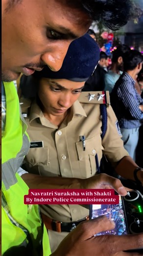 Aniruddha Bordia | INDIA on Instagram: "🚔 Navratri Safety in Action! During this Navratri, Indore Police Commissionerate has intensified women-safety measures through the Shakti PCR. In a special interaction, ACP ADITYA PATLE IPS sir explained how dedicated patrol units, rapid-response teams and city-wide surveillance work together to keep every celebration secure. From crowded garba venues to late-night streets, Shakti PCR remains on constant watch to ensure that every devotee enjoys the festi