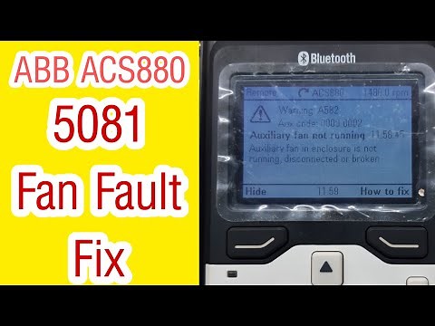 How to fix Abb Acs880 5081 Fan troubleshooting