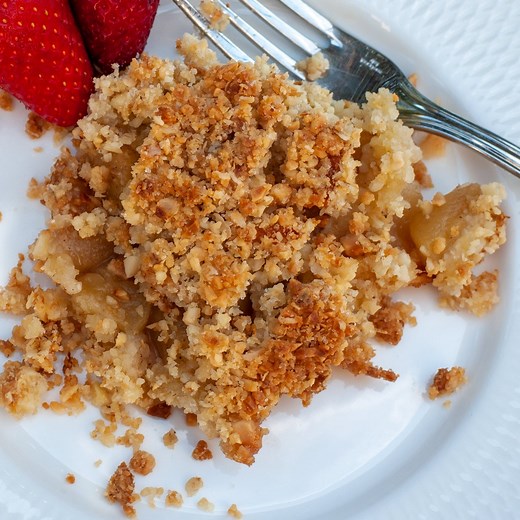 Overripe Pear Crumble Recipe With Almonds