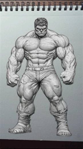 Drawing Halk #shortsfeed #youtubeshorts #shorts #drawing