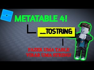 Tostring - transforme tables em strings! - Roblox studio.