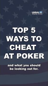 Top 5 Ways to Cheat at Poker 🕵️‍♂️ #pokernews #legalpoker