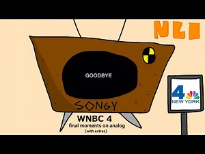 WNBC 4 final moments on analog (with extras) 26/6/09