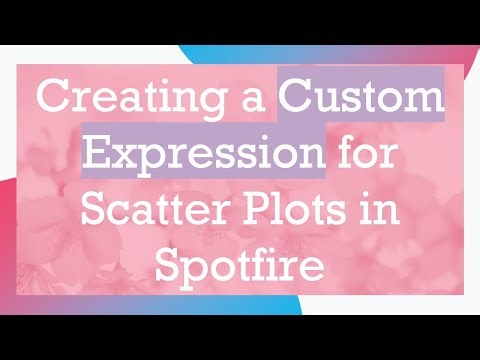 Creating a Custom Expression for Scatter Plots in Spotfire