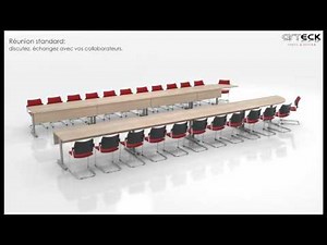 Table de réunion modulable: Moving-T