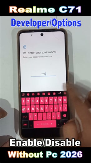 Realme C71 Developer, Option On/Of | Realme C71 Developer Option/How to Enable USB Debugging on 2026