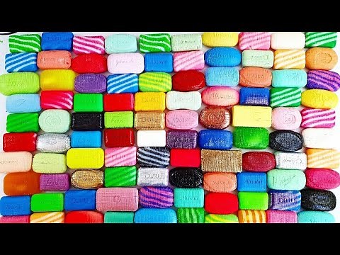 100 soap CUBES 🎲 Cutting soap 🎲 Soap Carving ASMR ! Relaxing Sounds ! (no talking)