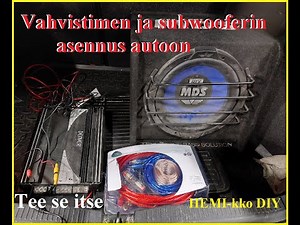 Connecting an amplifier to a car (+ Subwoofer)