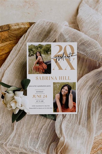 Graduation Invitation 2026, Grad Invite, Graduation Announcement Template, Graduation Invite, College Graduation Card, Graduation Template - Etsy