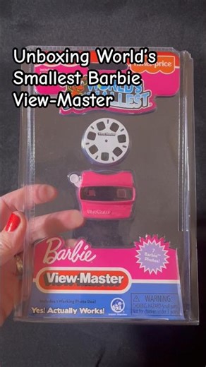 Unboxing World’s Smallest Barbie View-Master #viewmaster #barbietoys #worldssmallest