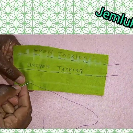 how to make Temporary Tacking/ Basting stitches#stitches #stitching