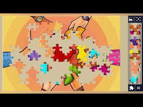 Unity in pieces:Hands Building a Heart puzzle🖐🏻Jigsaw❤️🧩//jigsaw puzzles Craft🧩//puzzles Art🧩//