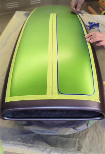 244K views · 5.6K reactions | I had a client drop off his hood scoop and valve covers for paint design. This would be going on his 7 second drag car. He handed me the colors that the car was being painted with, and told me to do whatever I wanted. Being the hood scoop was super bubbly and round, I had no lines to work off of so I had to create my own shapes. The idea/inspiration behind these pieces was 70s funny cars. | SUPRLIFE | Facebook