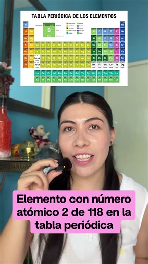 Serie de elementos químicos de la tabla periódica, el helio. #helio #elementosquimicos #ciencia #qfb #neidzarate